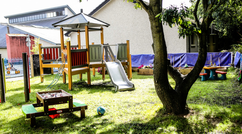 Fun playing in the garden Fun playing in the garden